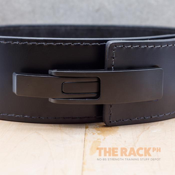 Boneyard Rogue Black Leather 13mm - 4 Lever Belt