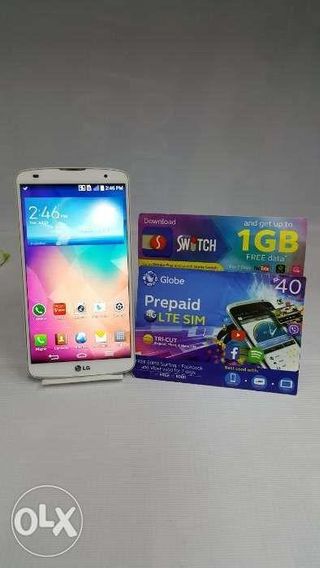 LG PRO 2 Smartphone Bundle with Globe Sim Card