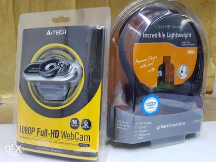 A4Tech PK920HG 160Mp 1080P Full HD WebCam with Headset AUDIO 628 USB