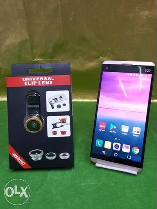 LG V20 Smartphone with Universal Clip Lens Fish Eye