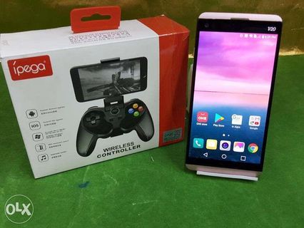 LG V20 Smartphone with iPega PG9078 Wireless Game Controller