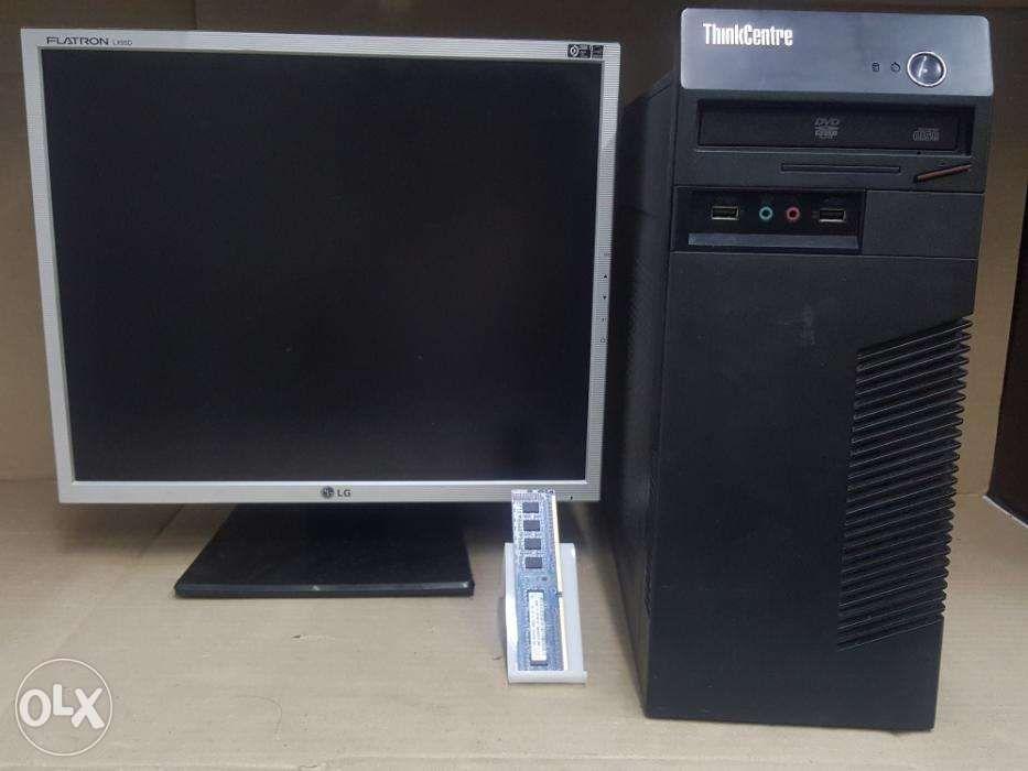 Core I73770 340ghz Lenovo Thinkcentre M72e 5gb Ddr3 With 19inchlcd Electronics Computers Desktops On Carousell