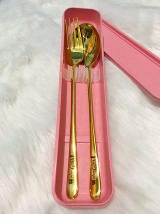 Gold Stainless cutlery