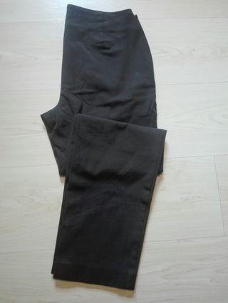 Seluar panjang dark brown 30"  4
