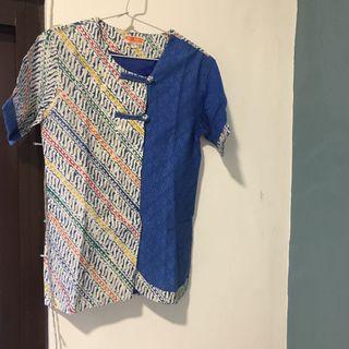 Batik Cheongsam Biru
