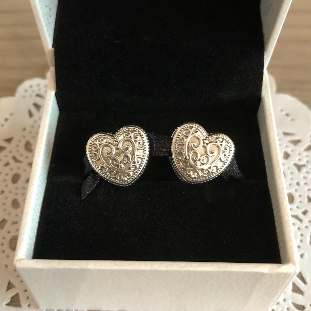 2 for 75 BNIB Pandora Enchanted Heart Clip Women s Fashion