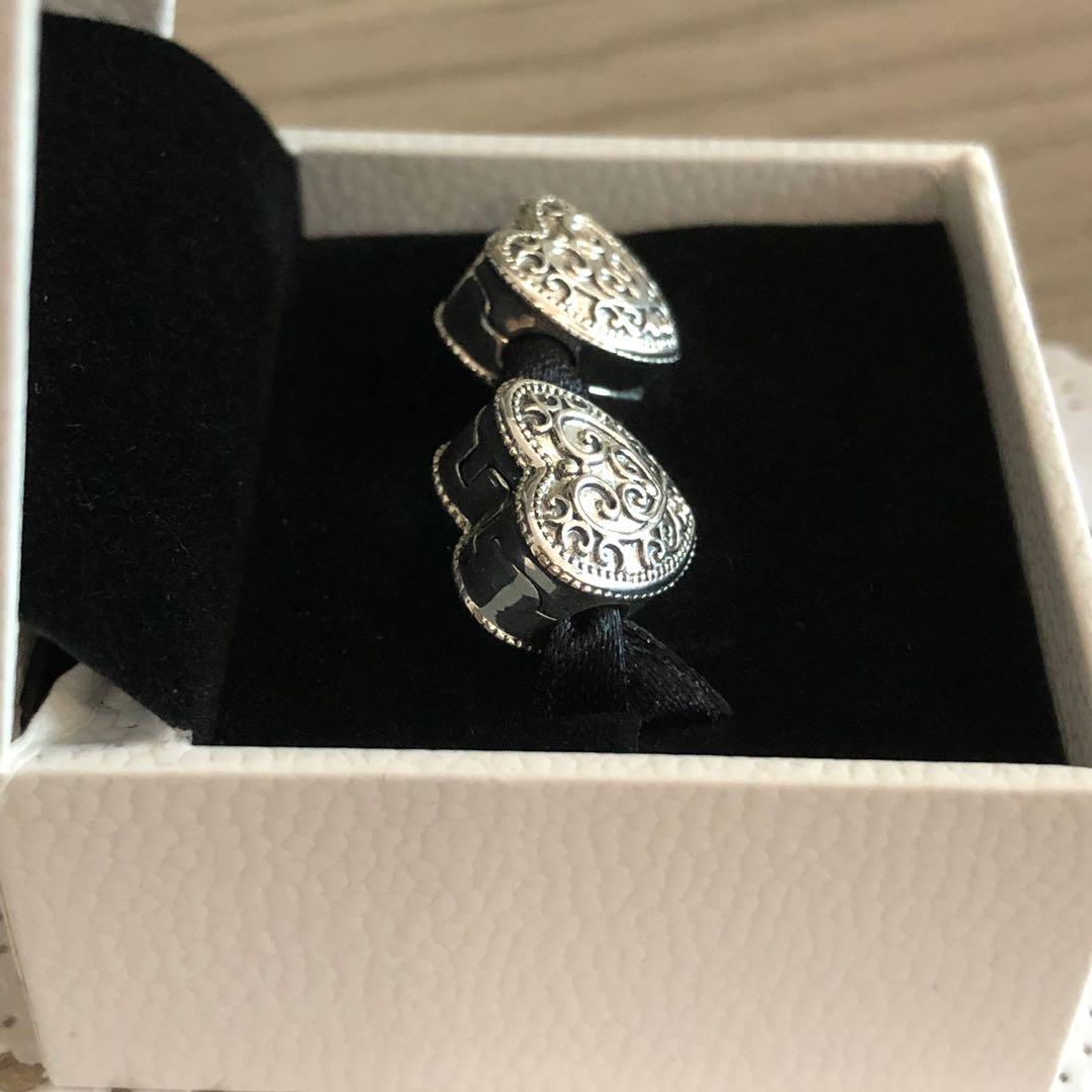 2 for 75 BNIB Pandora Enchanted Heart Clip