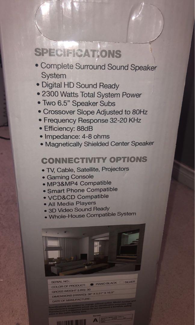 Vokel home theater system 7.1 sales