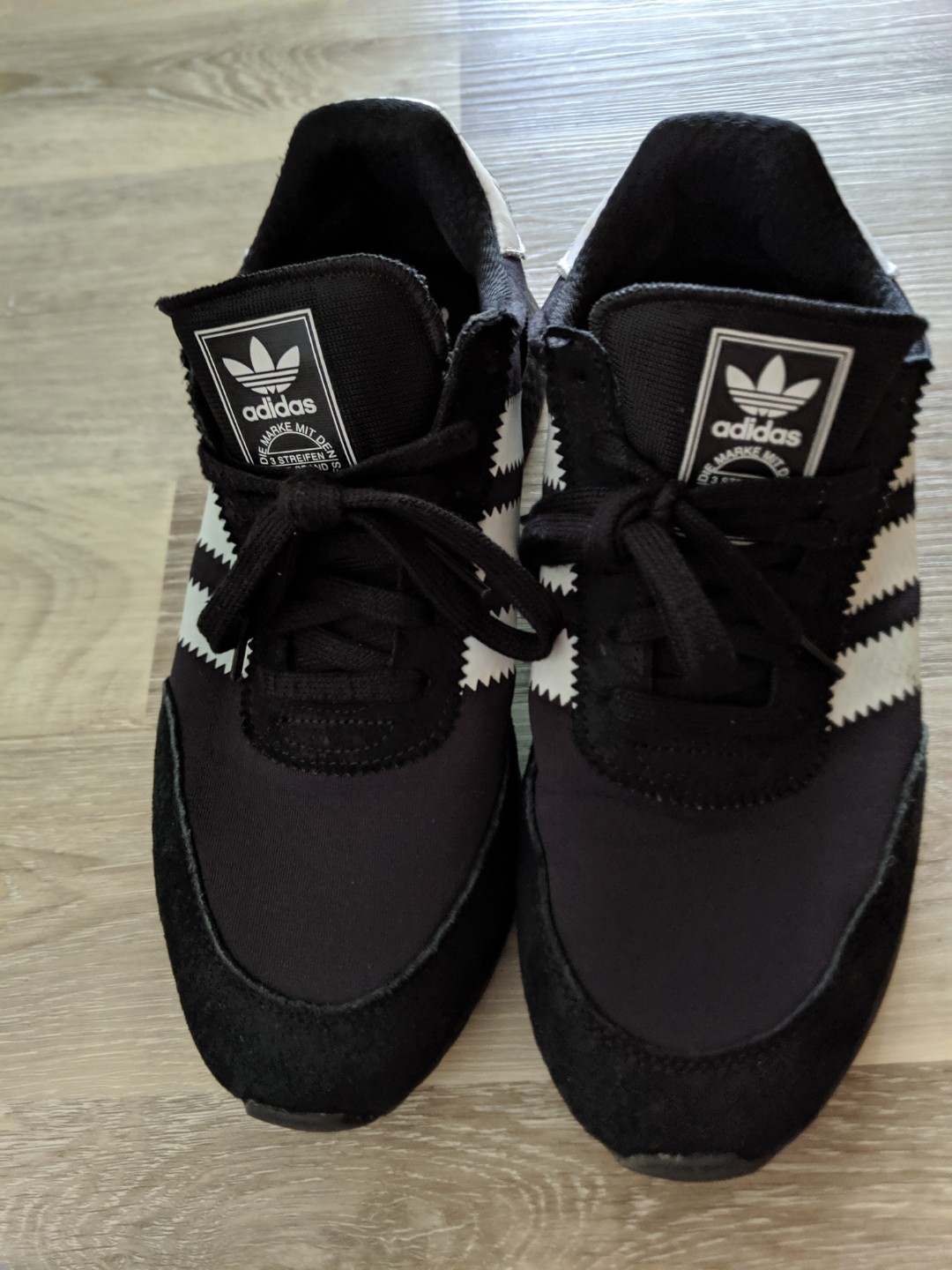 Adidas Iniki Black/Black, Men's Fashion, Footwear, Sneakers on Carousell
