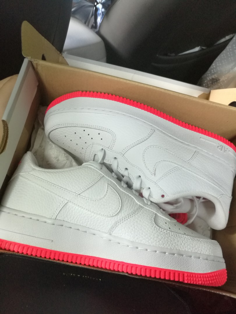 neon pink high top air force ones