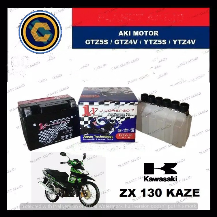 AKI MOTOR ELEKTROLIT ZX 130 KAZE on Carousell