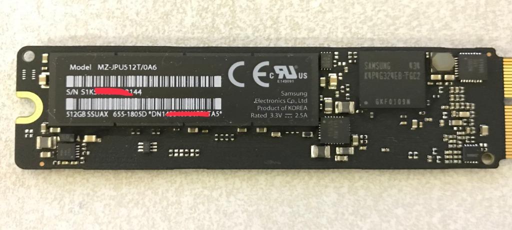 Apple Macbook Pro 512gb Ssd Upgrade For 13 15 Air 13 14 15 16 17 Genuine Original Electronics Computer Parts Accessories On Carousell