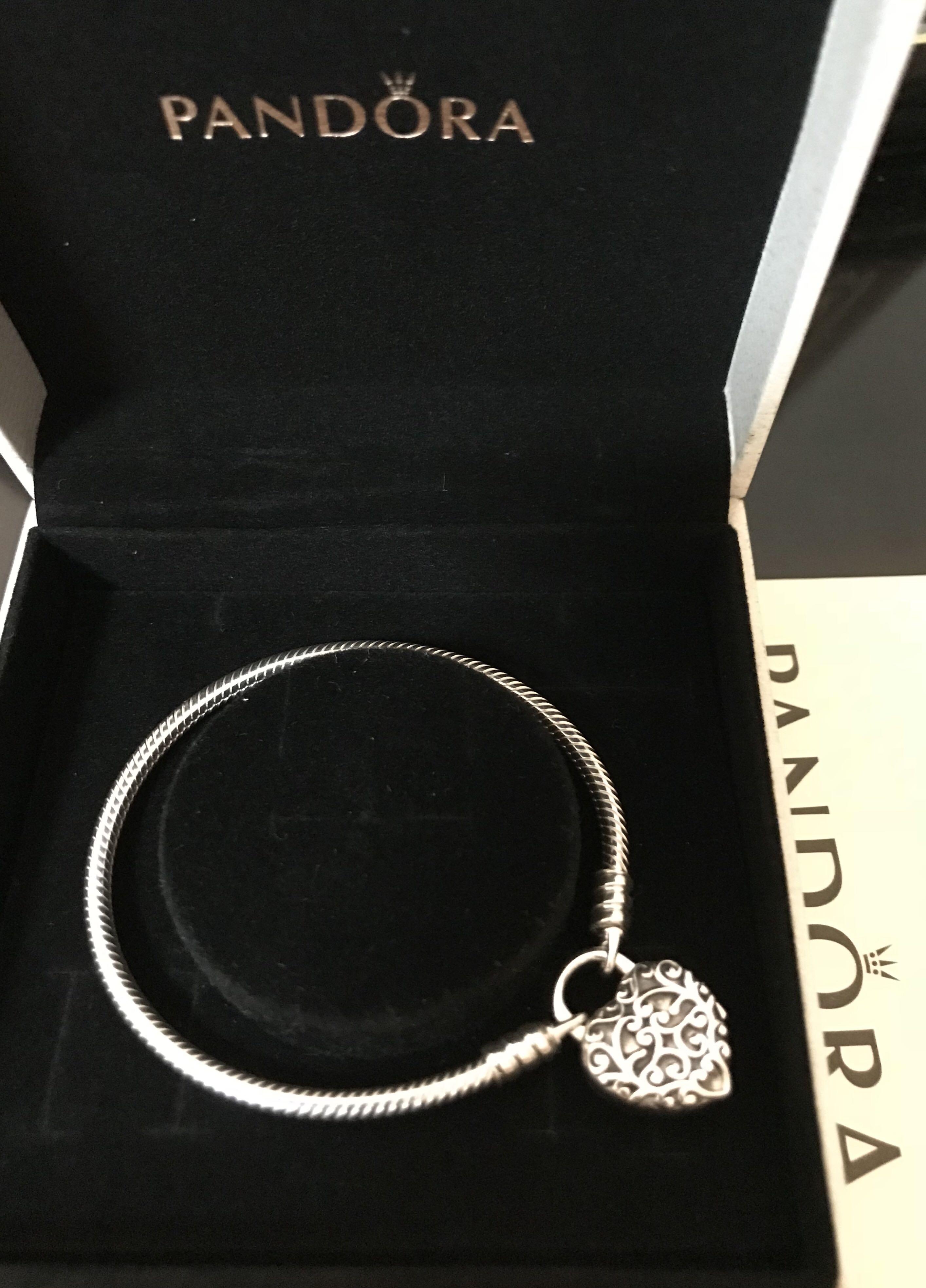 Pandora regal shop heart padlock bracelet