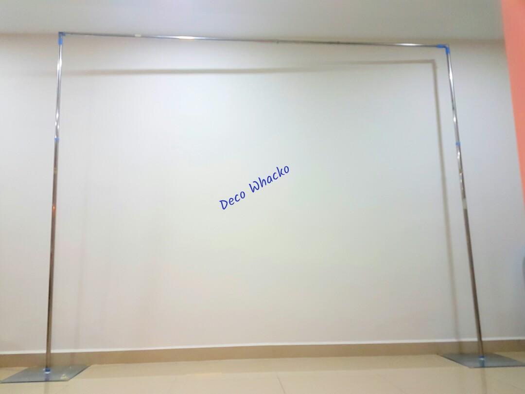 Backdrop Stand Rental Backdrop/ photobooth stand rental, Hobbies & Toys, Stationery & Craft ...