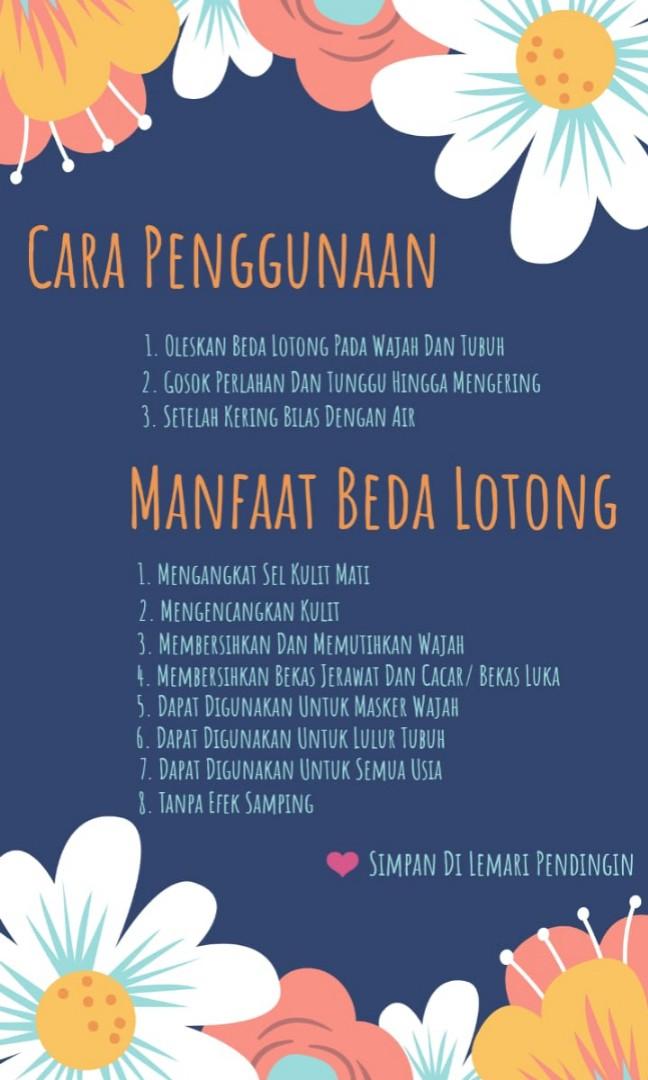 Bedda Lotong Lulur Khas Bugis Kesehatan Kecantikan Kulit Sabun Tubuh Di Carousell