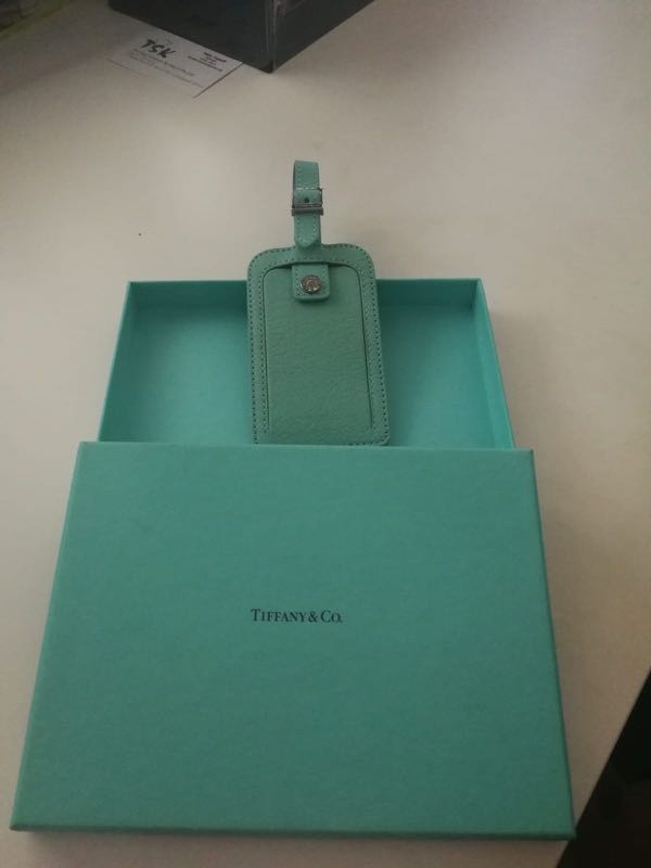 tiffany luggage tag