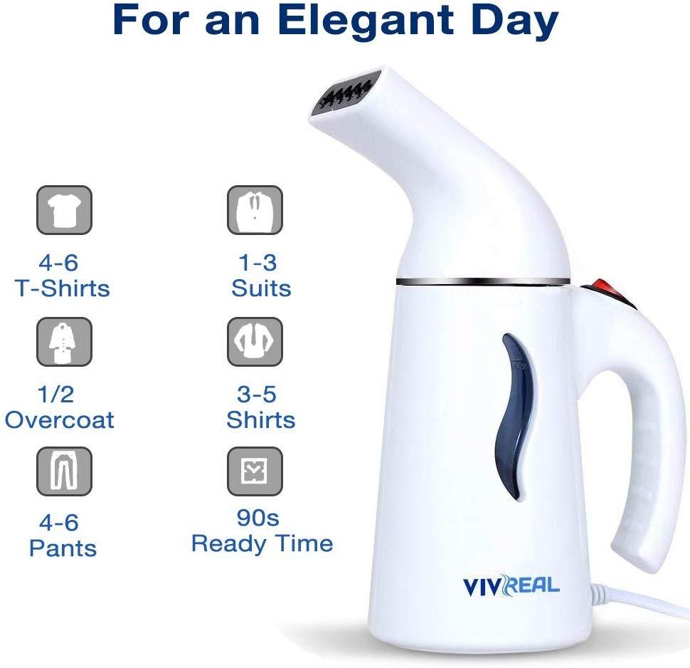 Brand New VIVREAL Powerful 71 Handheld Clothes Steamer. Wrinkle Remove