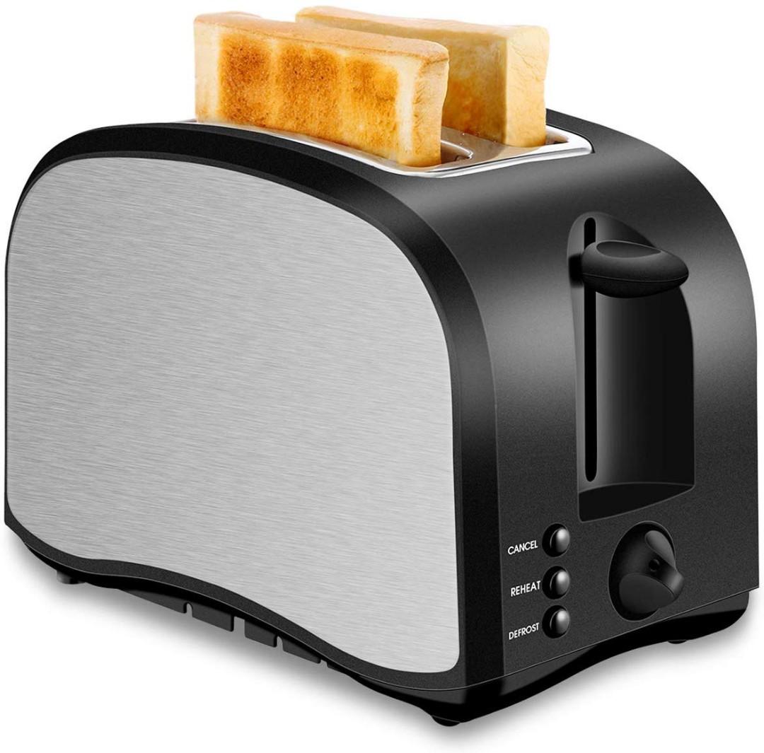 Cusibox Toaster 2 Slice Compact Two Slice Best Rated Prime Toasters With 6 Browning Settings Quickly Toasts Bread Defrost Reheat Cancel Button Removable Crumb Tray Home Appliances Kitchenware On Carousell