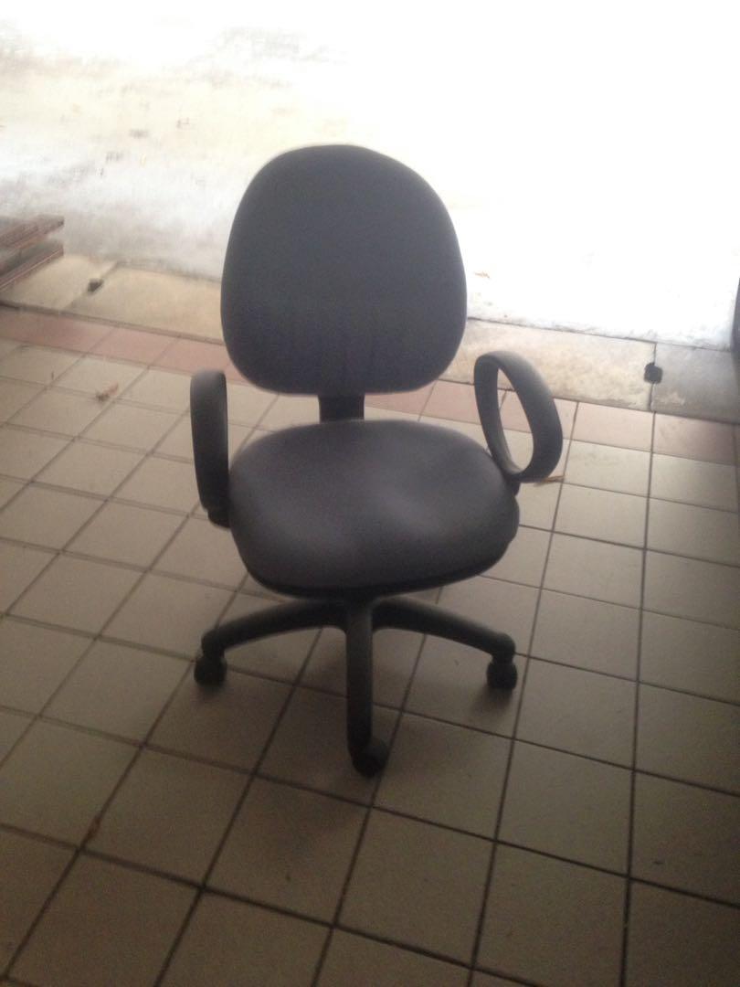 Dark Blue Office Chair with Wheels, Babies & Kids, Baby Nursery & Kids
