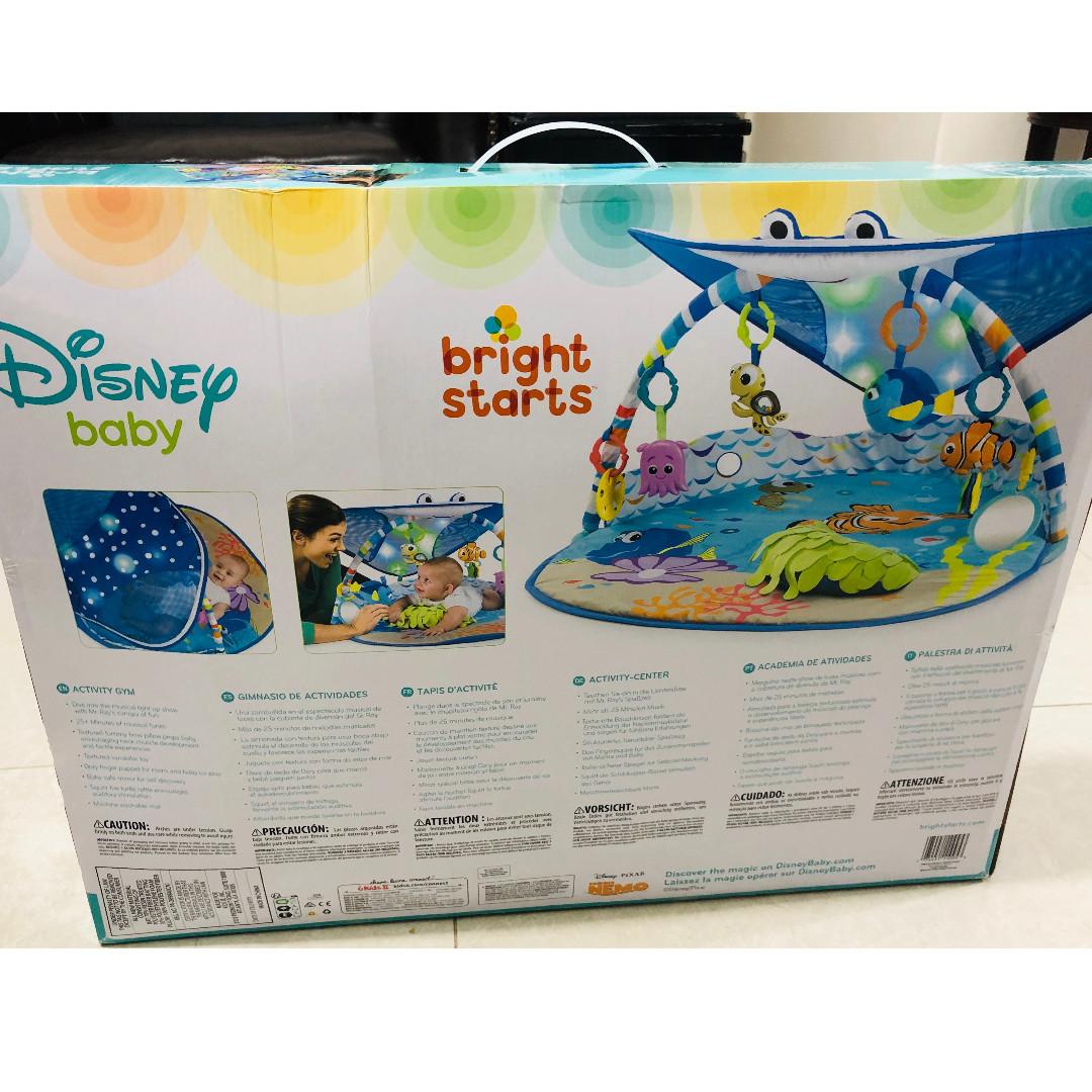 disney mr ray ocean lights activity gym