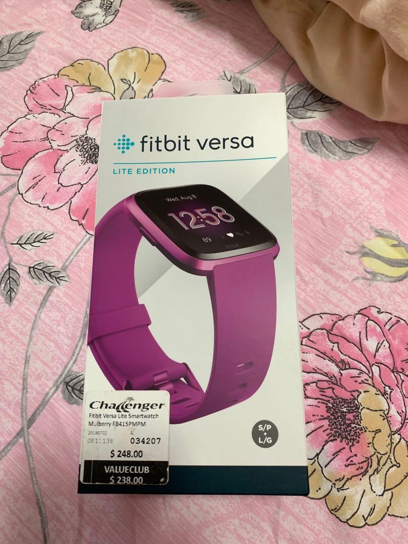 fitbit versa mulberry