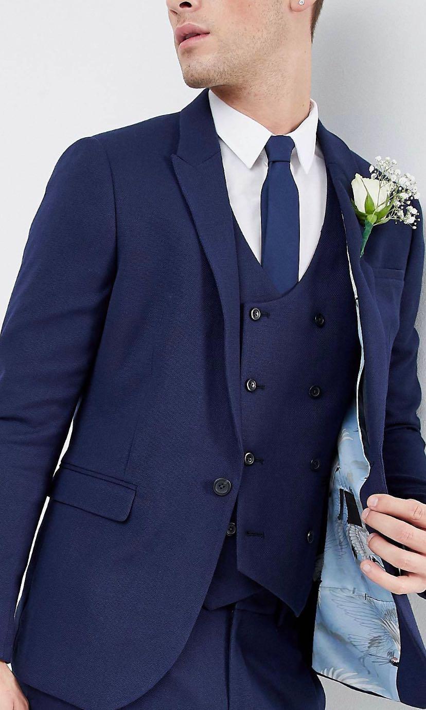 French Navy Suit Blazer