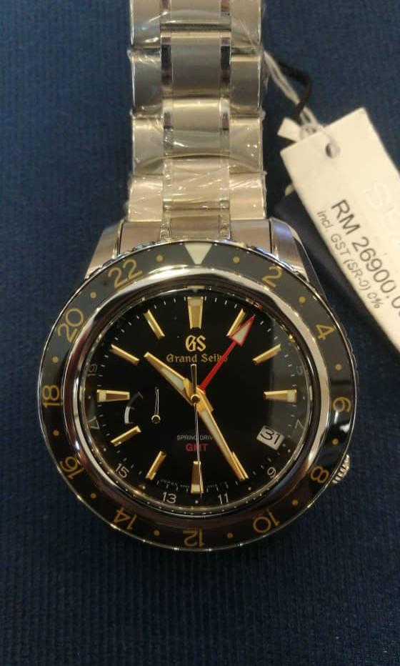 Grand Seiko GMT Titanium - SBGE 215G (44mm), Luxury, Watches on Carousell