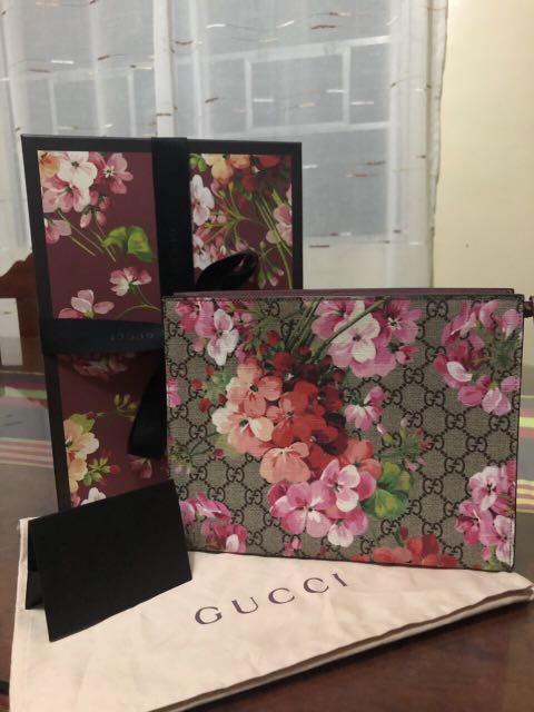 Gucci GG Blooms Large Cosmetic Case