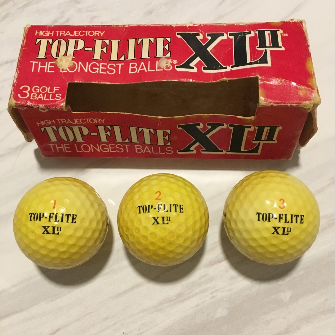 High Trajectory TOP-FLITE XL II golf balls, Sports Equipment, Sports &  Games, Water Sports on Carousell