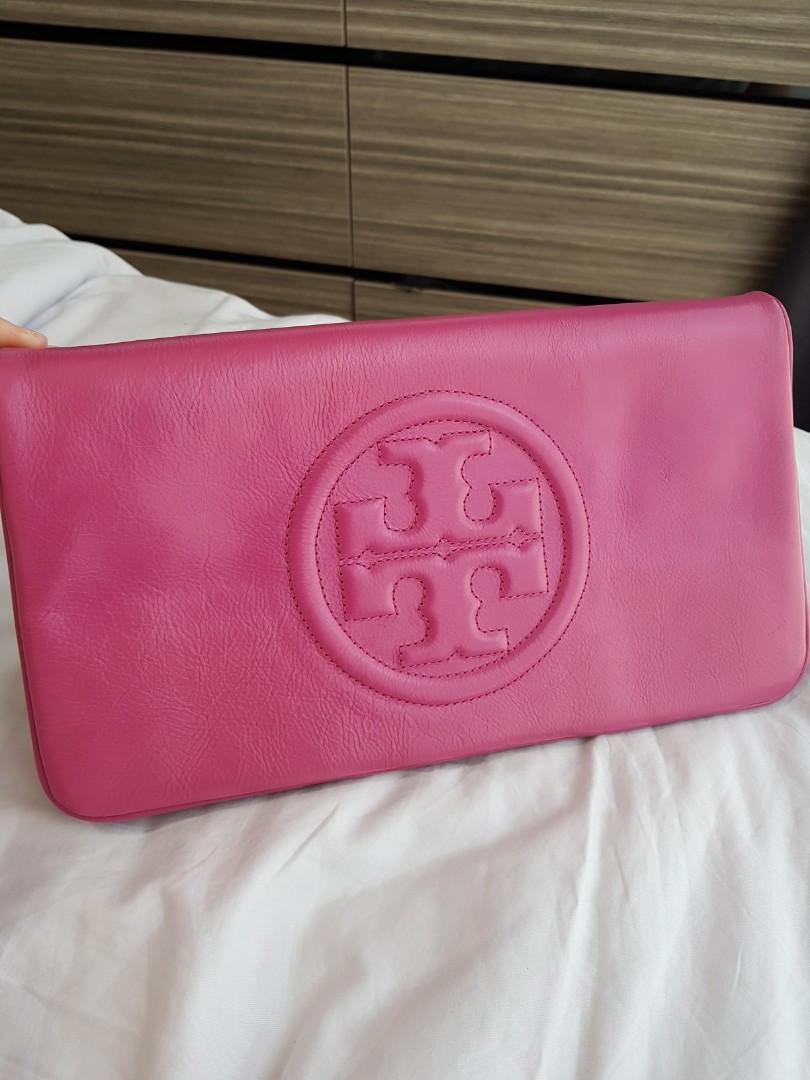 hot pink tory burch bag