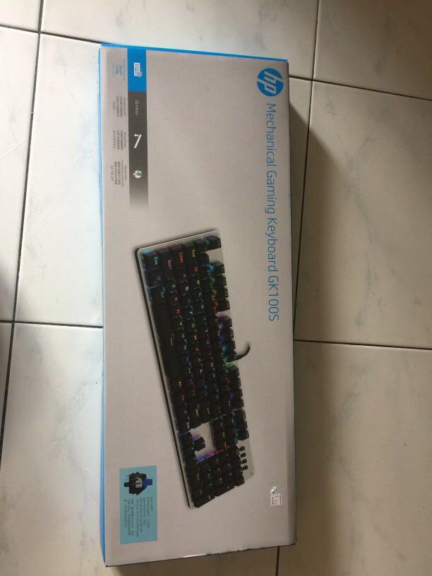 HP Mechanical Gaming Keyboard GK100S, Computers & Tech, Parts