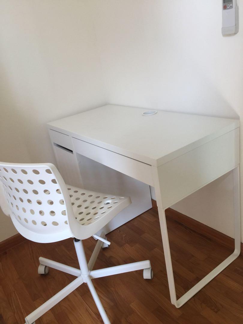 Ikea Desk And Chair With Wheels Furniture Tables Chairs On