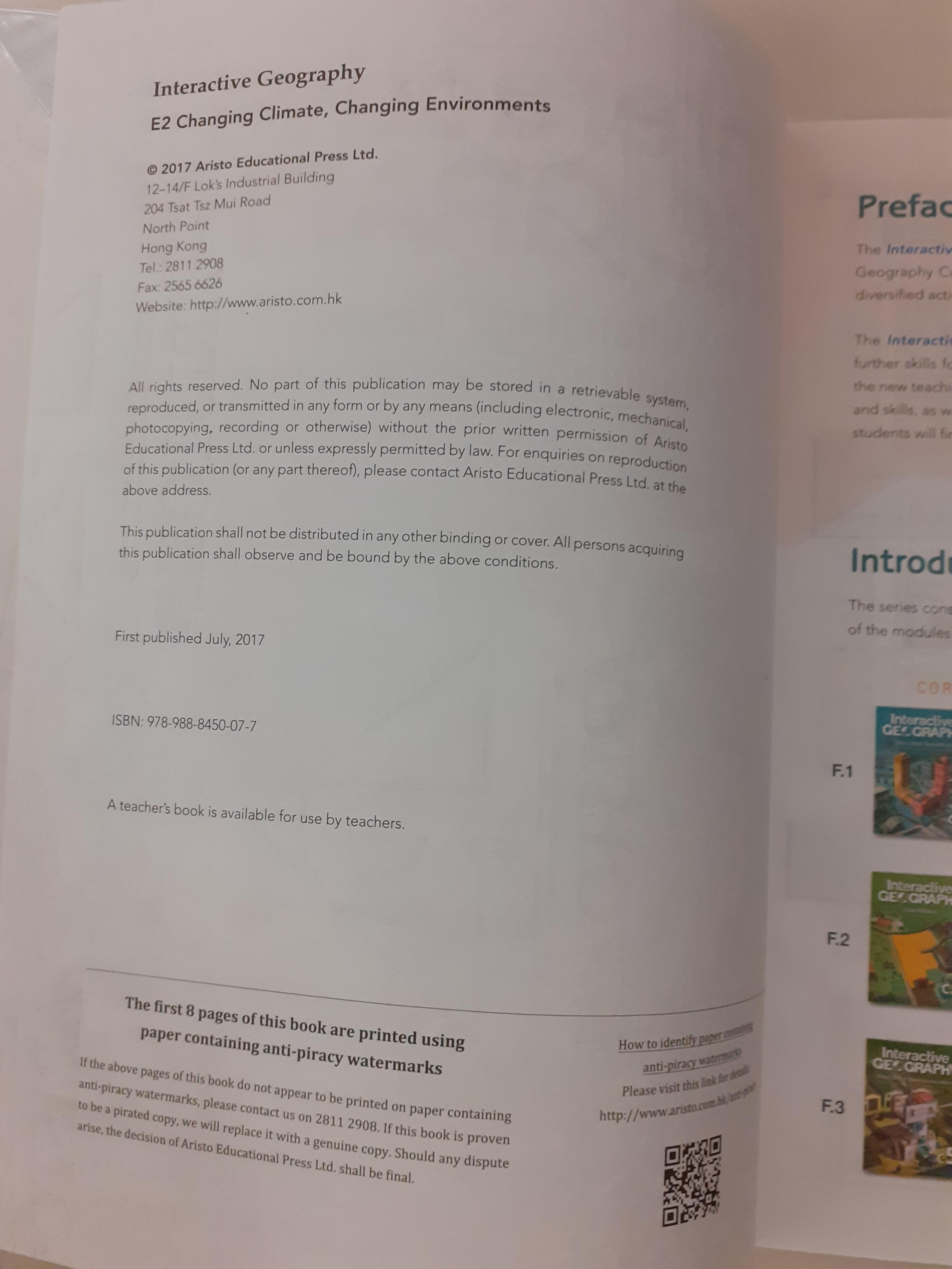 Interactive Geography E2 （分類：教科書）位於 Hong Kong。 由 stuart11 提交（商品編號 239328172，圖片 2）。簡介： 8,9成新 包膠紙 內頁有high light, 有寫字，整齊 不議價。