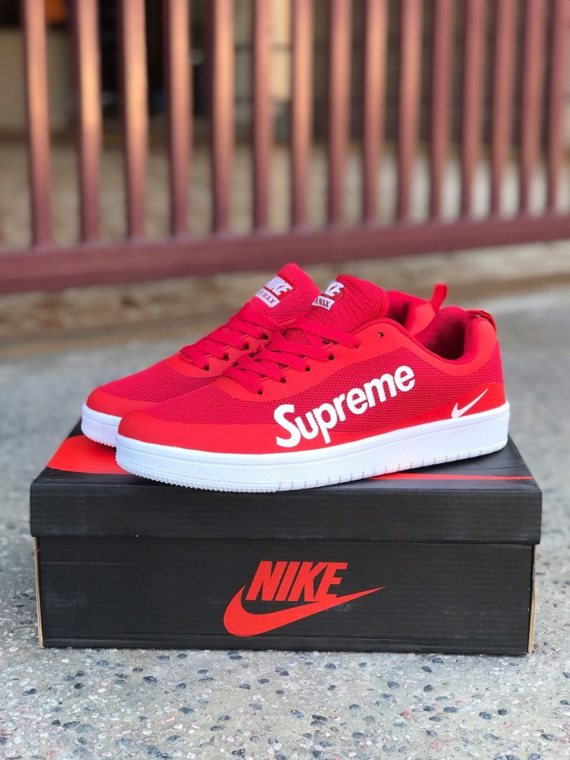 KASUT NIKE SUPREME WHITE RED Men s Fashion Footwear Sneakers on
