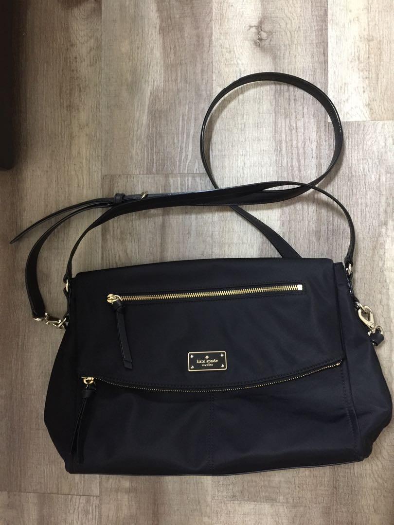 Kate Spade Sling Bag. Can be used for 13 inch laptop bag, Women's Fashion,  Bags & Wallets, Tote Bags on Carousell