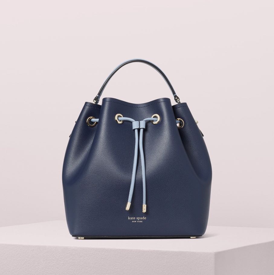 Medium vivian cheap leather bucket bag