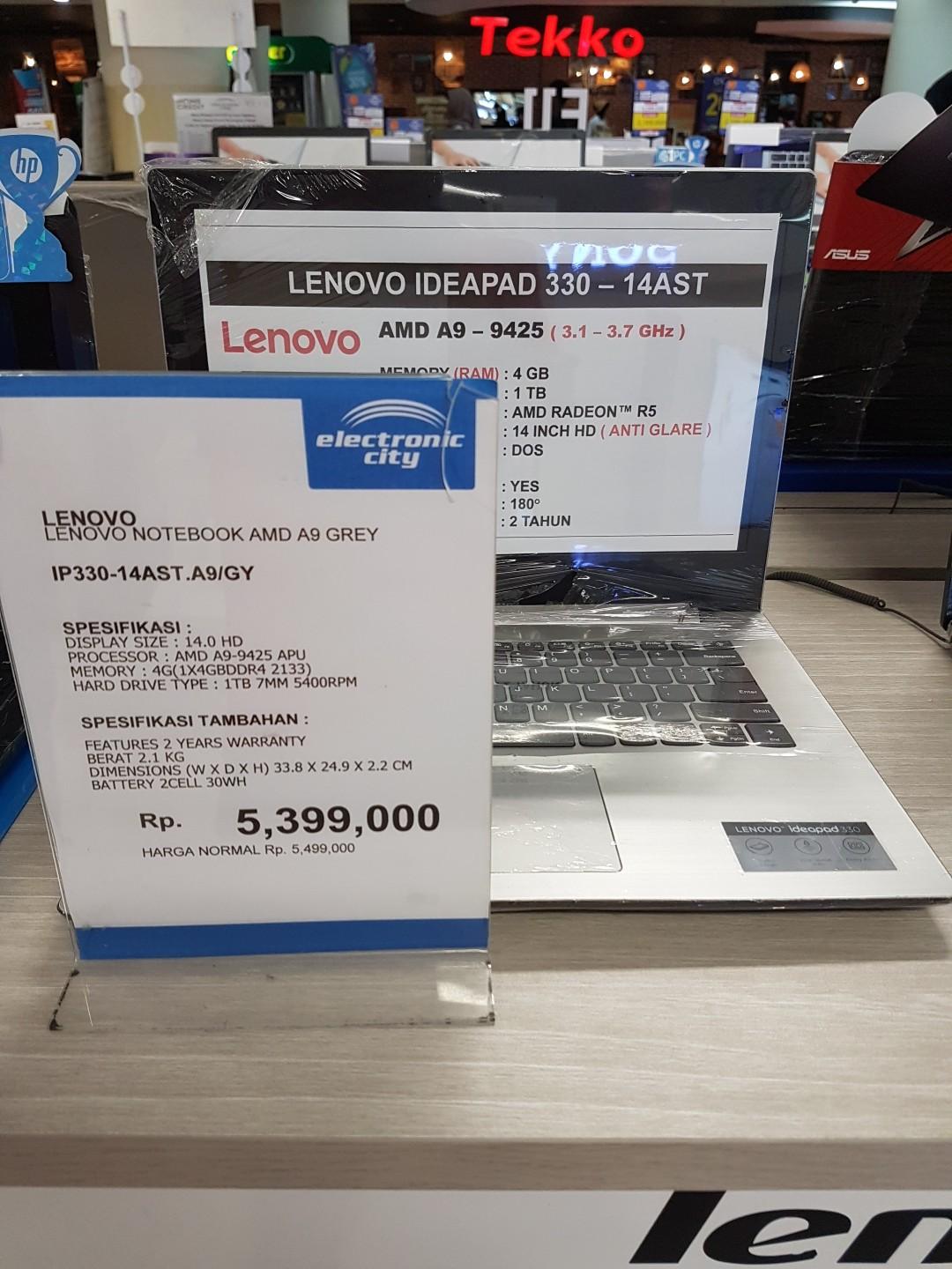 Kredit Laptop Lenovo Amd A9 Proses Cepat Dan Mudah Elektronik Komputer Laptop Di Carousell
