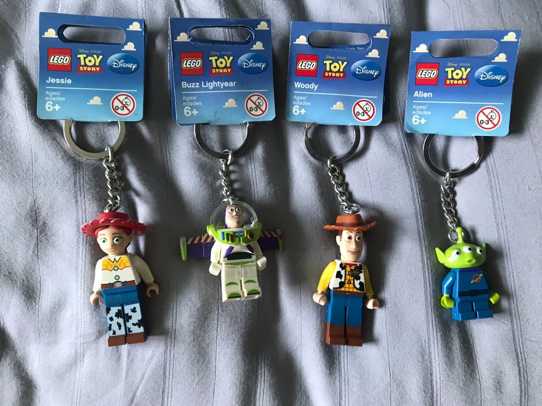 Limited Edition LEGO Toy Story Key Chains Woody Jessie Buzz
