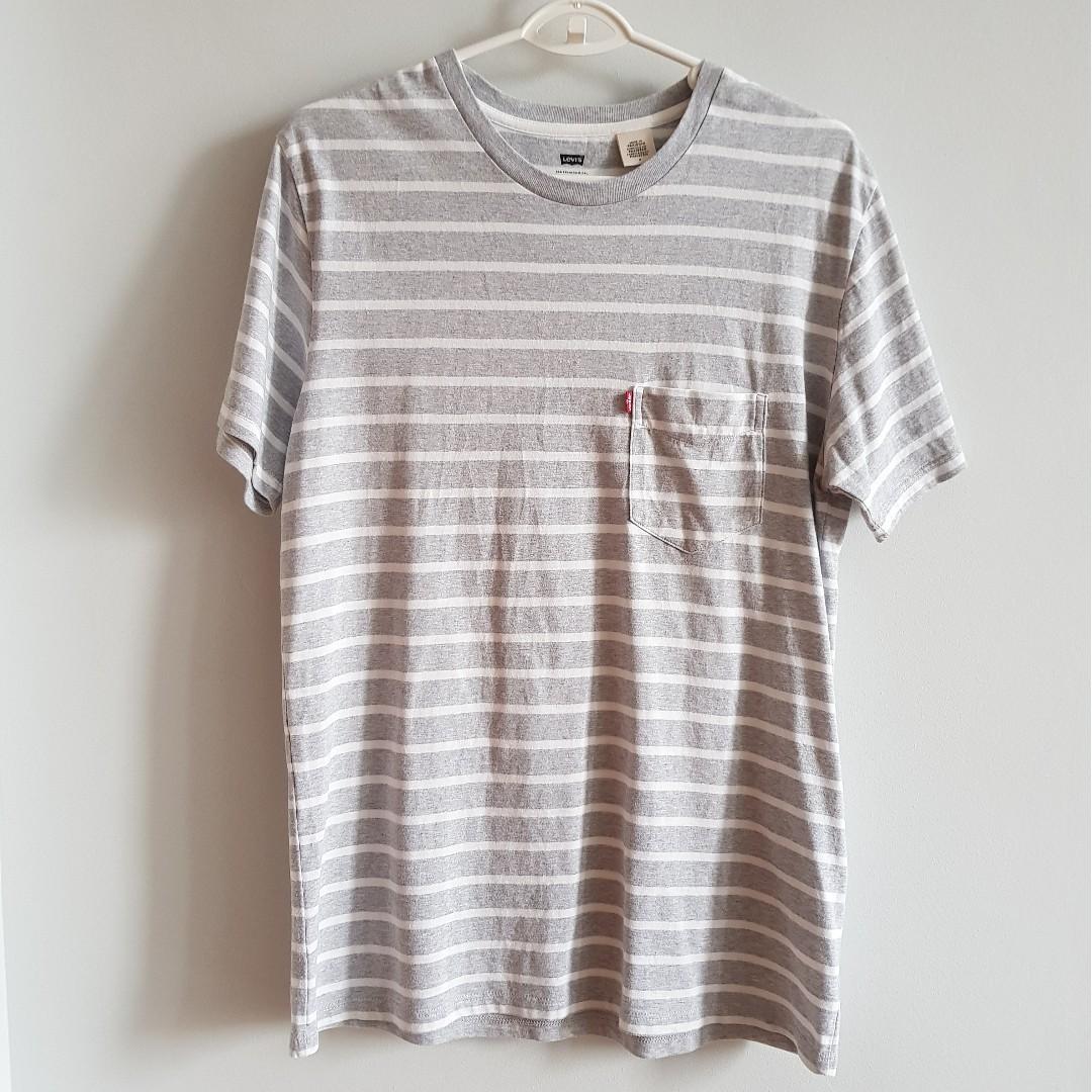levis striped t shirt