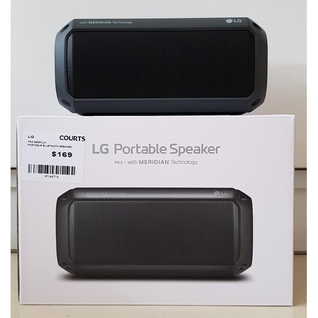 lg pk3 portable bluetooth speaker