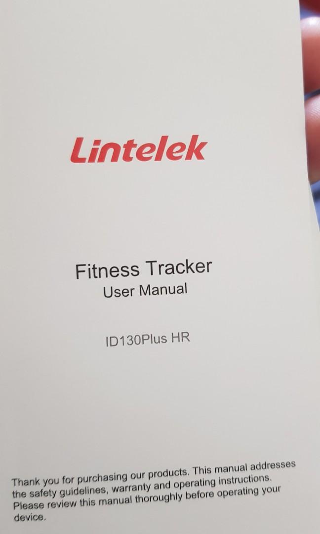 Lintelek Fitness Tracker Electronics Others On Carousell