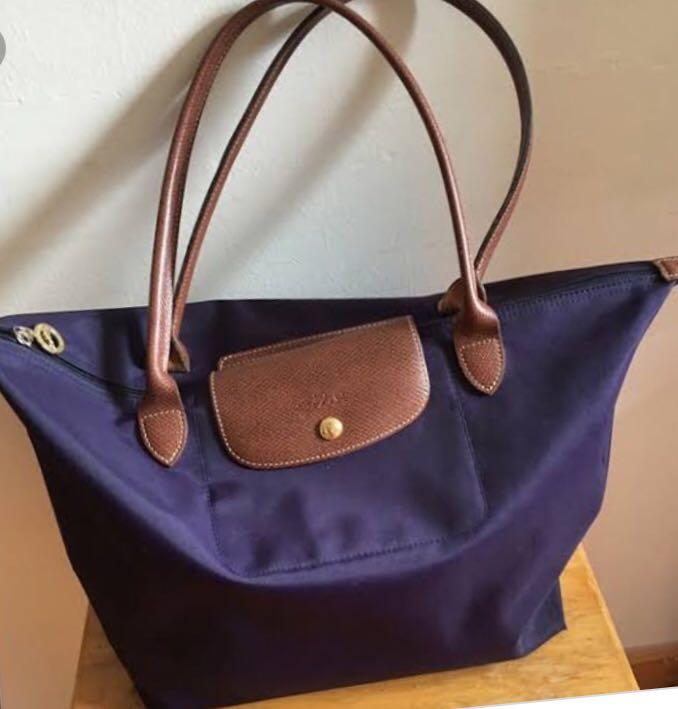 bilberry color longchamp bag