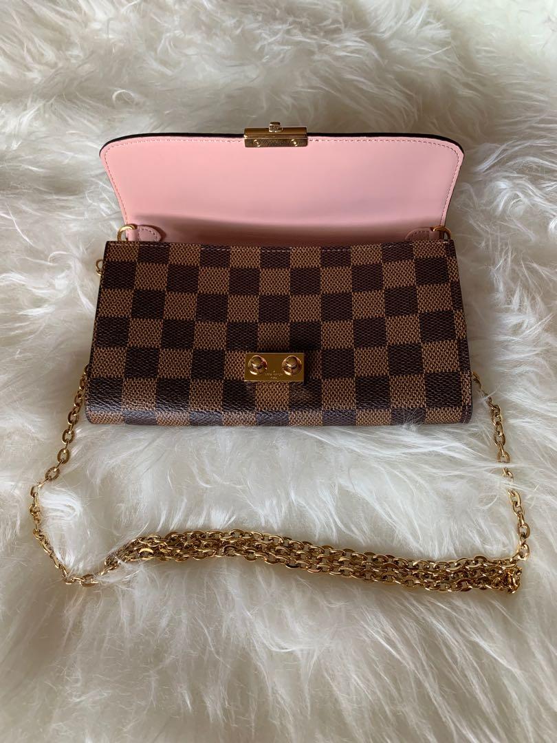 Louis Vuitton Croissete wallet on chain Cloth ref.964962 - Joli Closet