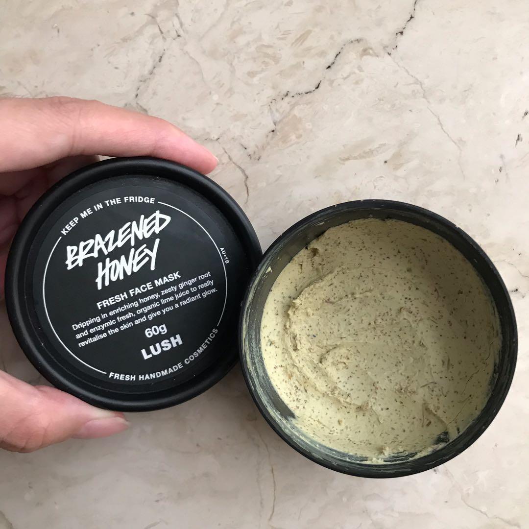 lush brazened honey mask, Kesehatan & Kecantikan, Kulit, Sabun & Tubuh