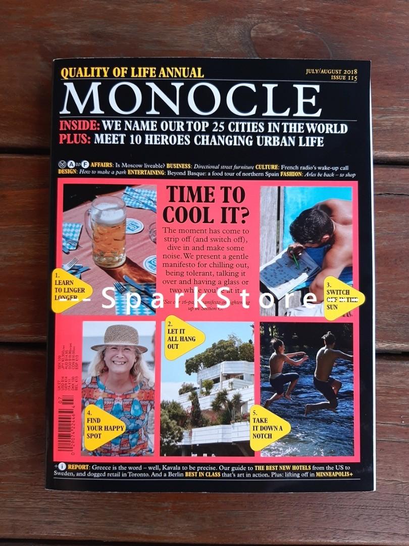 Majalah Monocle Issue 115 July August 2018 Buku Alat Tulis Majalah Lainnya Di Carousell