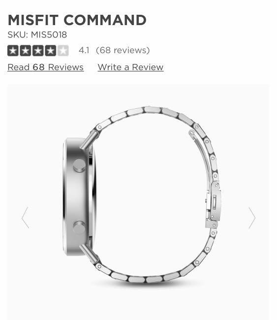 MISFIT COMMAND STAINLESS STEEL Luxury Watches on Carousell