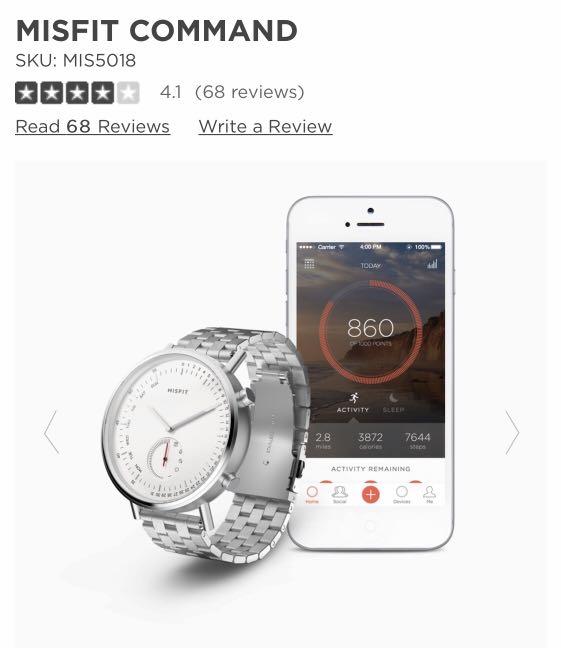 Misfit command review store