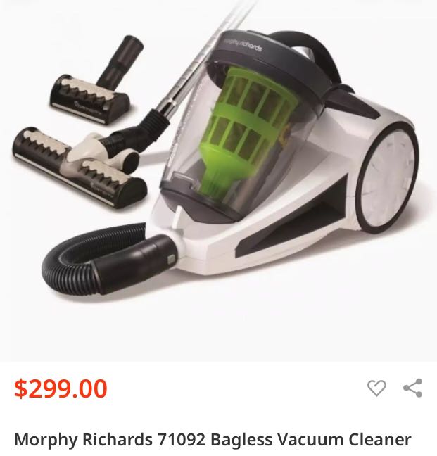 Morphy Richards 732002 Supervac Handheld Vacuum Cleaner Dust HEPA Filter 70485 
