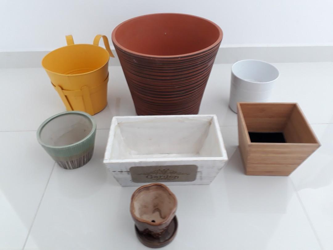 Moving Out Sale Ikea Vildapel Bamboo Plant Pot Gardening Pots Planters On Carousell