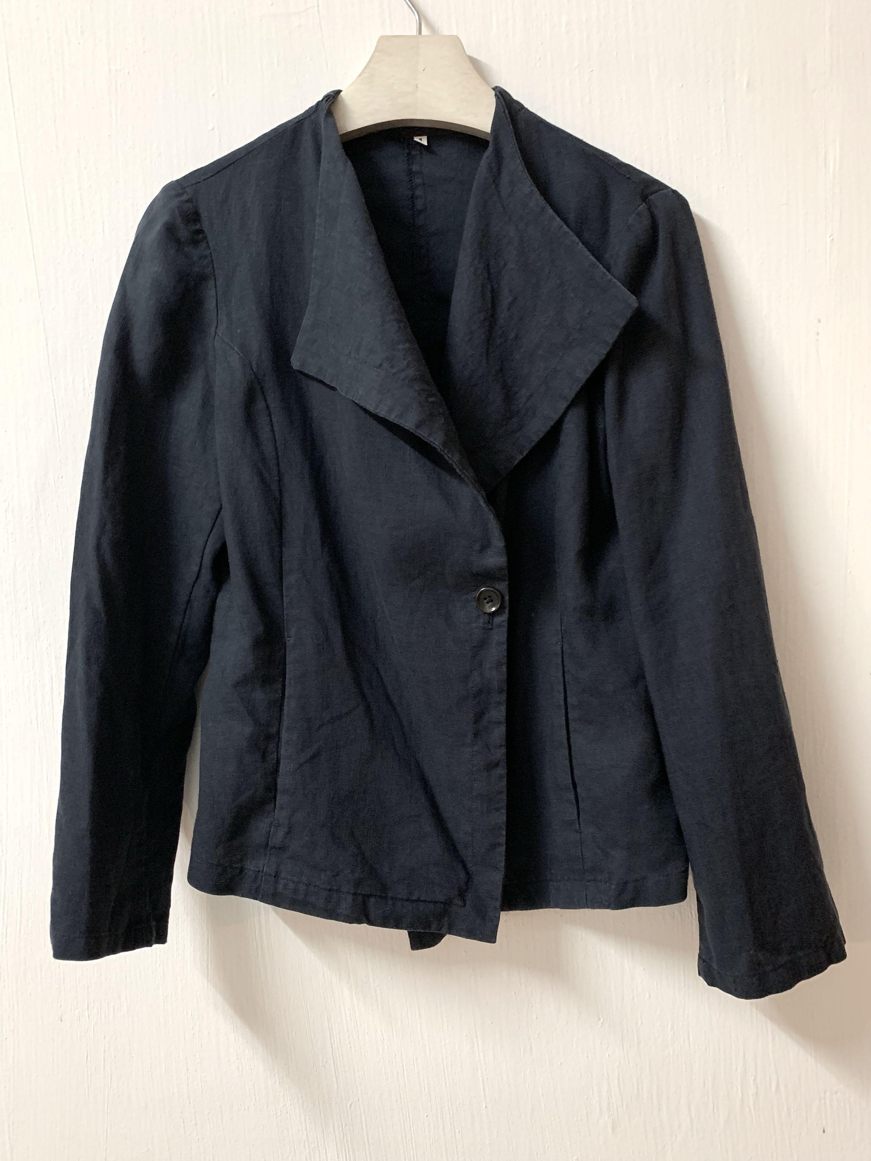 Muji linen jacket, Women's Fashion, Coats, Jackets and Outerwear on ...